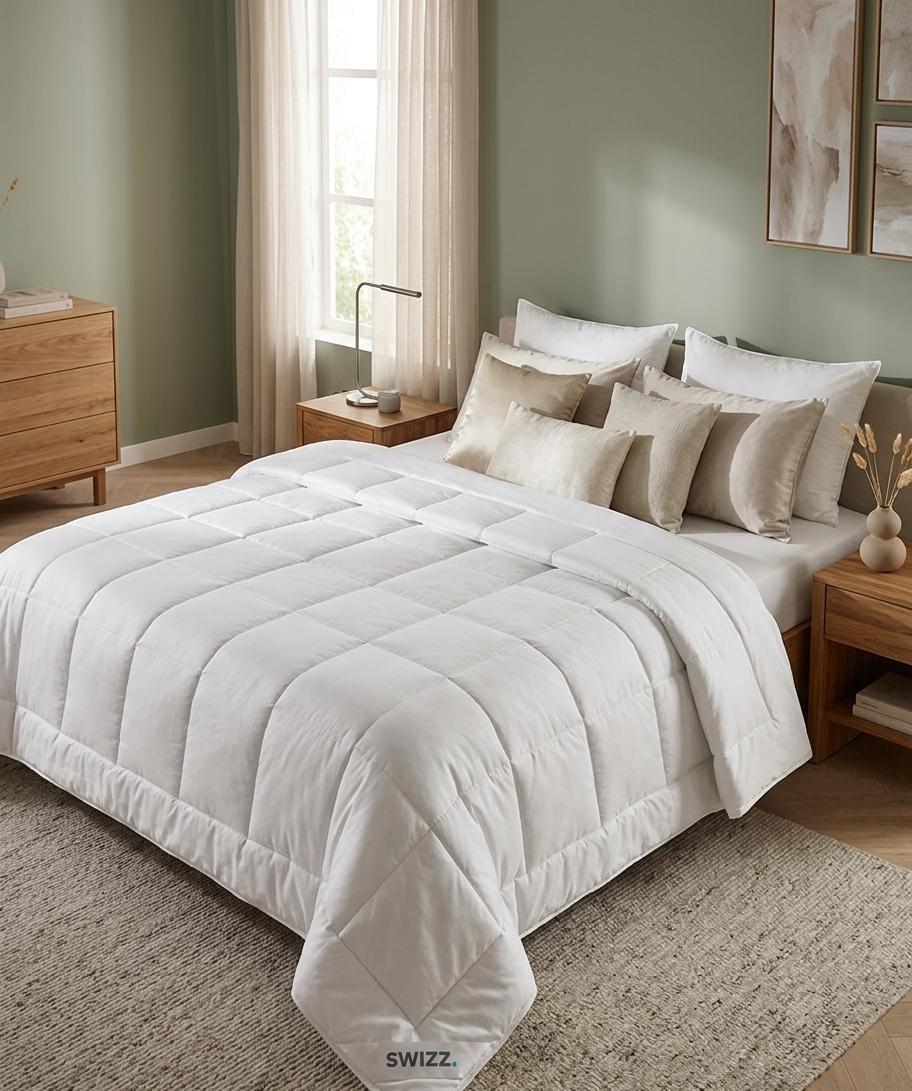 Pilota swizz king size 240x200 cm, lits-jumeaux, all-season, anti-alergica