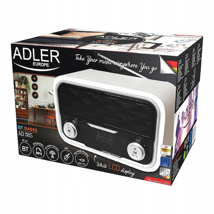 Radio cu bluetooth led AD1185, Adler