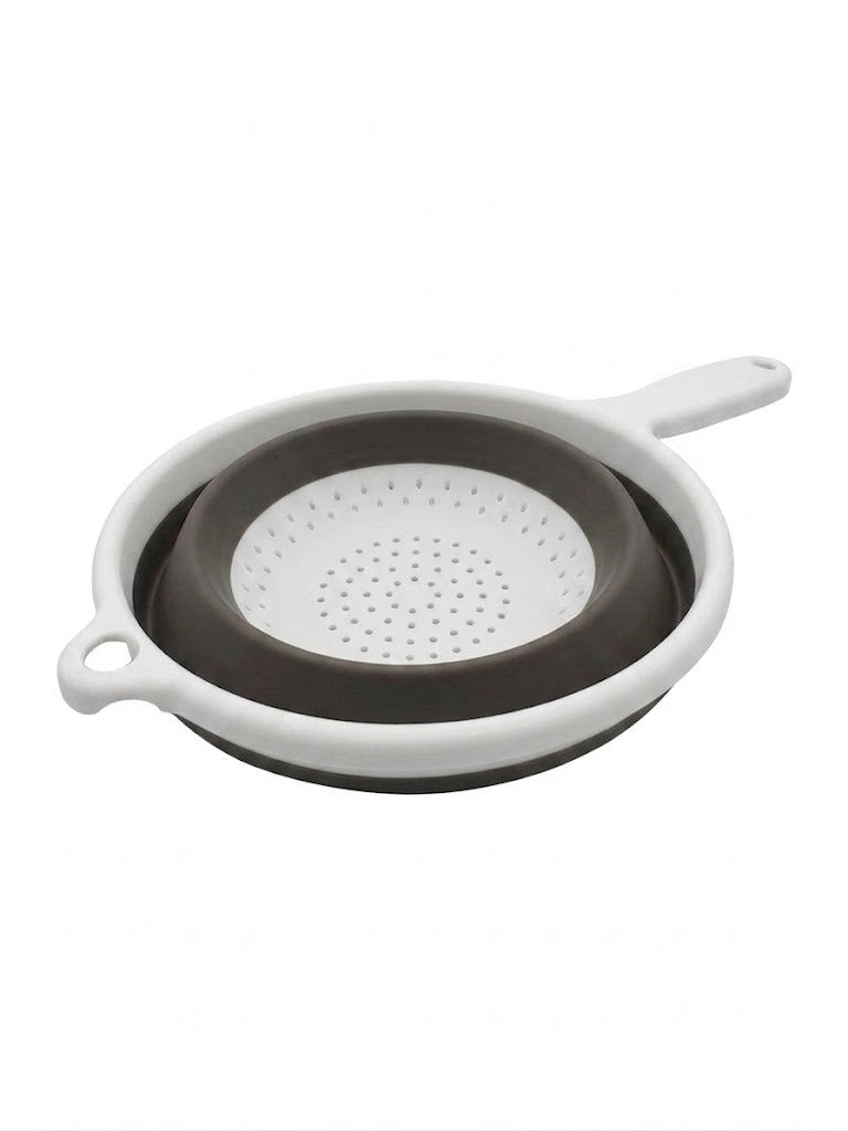 Strecuratoare pliabila cu maner, din silicon alimentar, universala