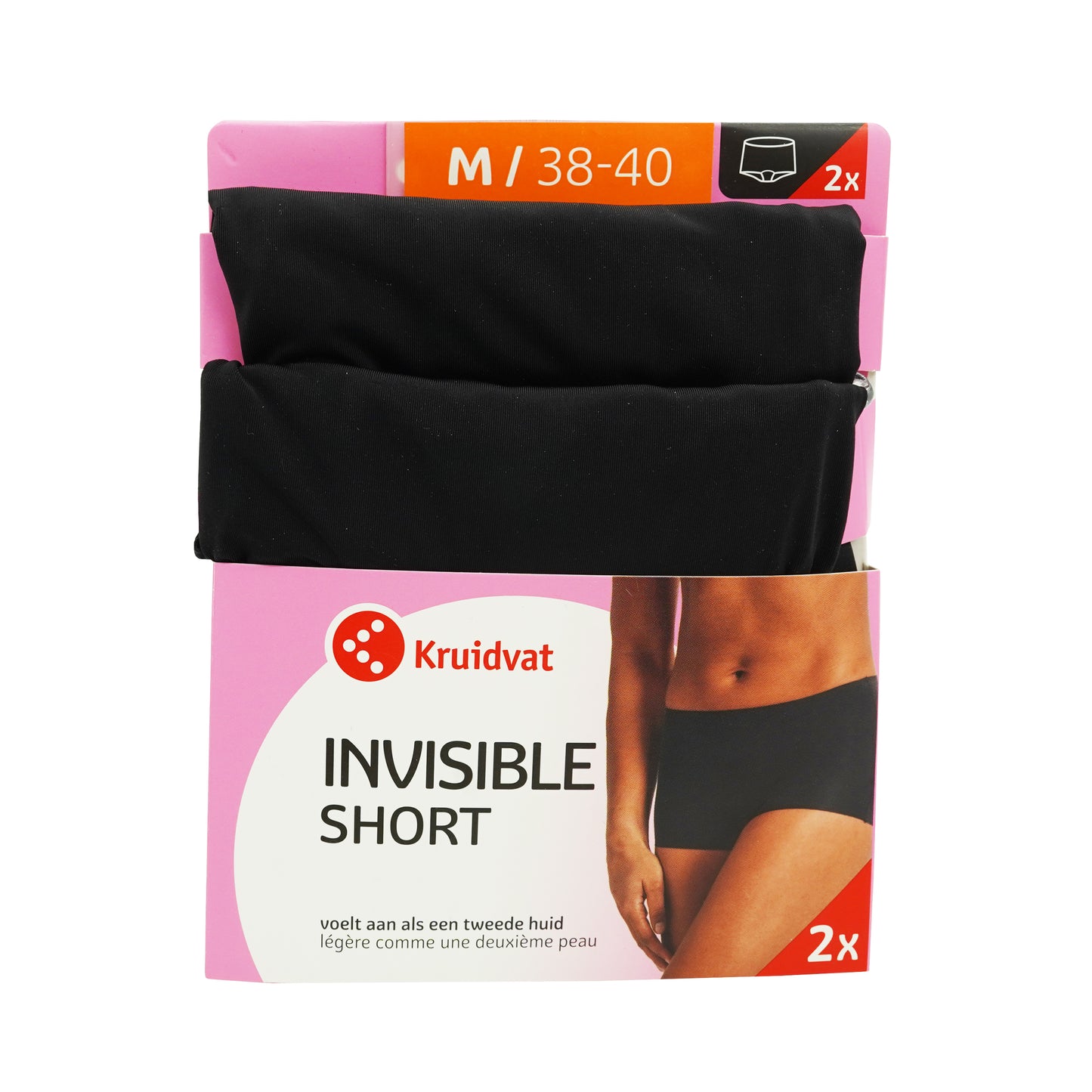 M-SET 2 CHILOT DAMA INVISIBLE SHORT KRUIDVAT