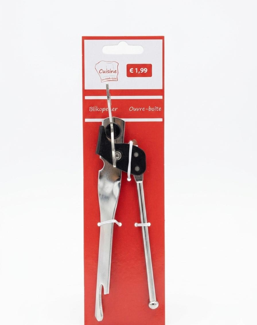 Desfacator de conserve universal din otel inoxidabil – clasicul ergonomic „Cuisine”