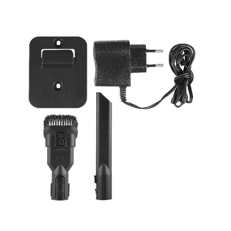 Aspirator vertical, fara cablu cu acumulator, 150 W, autonomie max 40 min, recipient 0,50 l, 2 trepte de putere, filtru HEPA, Victronic