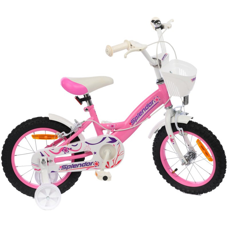 Bicicleta 18“, pentru copii cu varsta intre 5 - 8 ani, inaltime 115 - 130 cm, Splendor BIC18