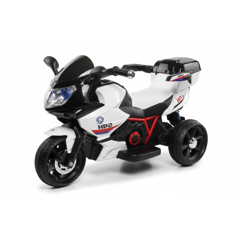 Motocicleta electrica cu acumulator, pentru copii , HP2 MB6187R (rosu, albastru, negru)