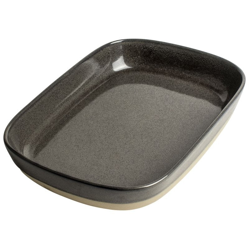 Platou servire, din portelan, 25.5 x 18.5 x 4 cm, Gusta, 40374