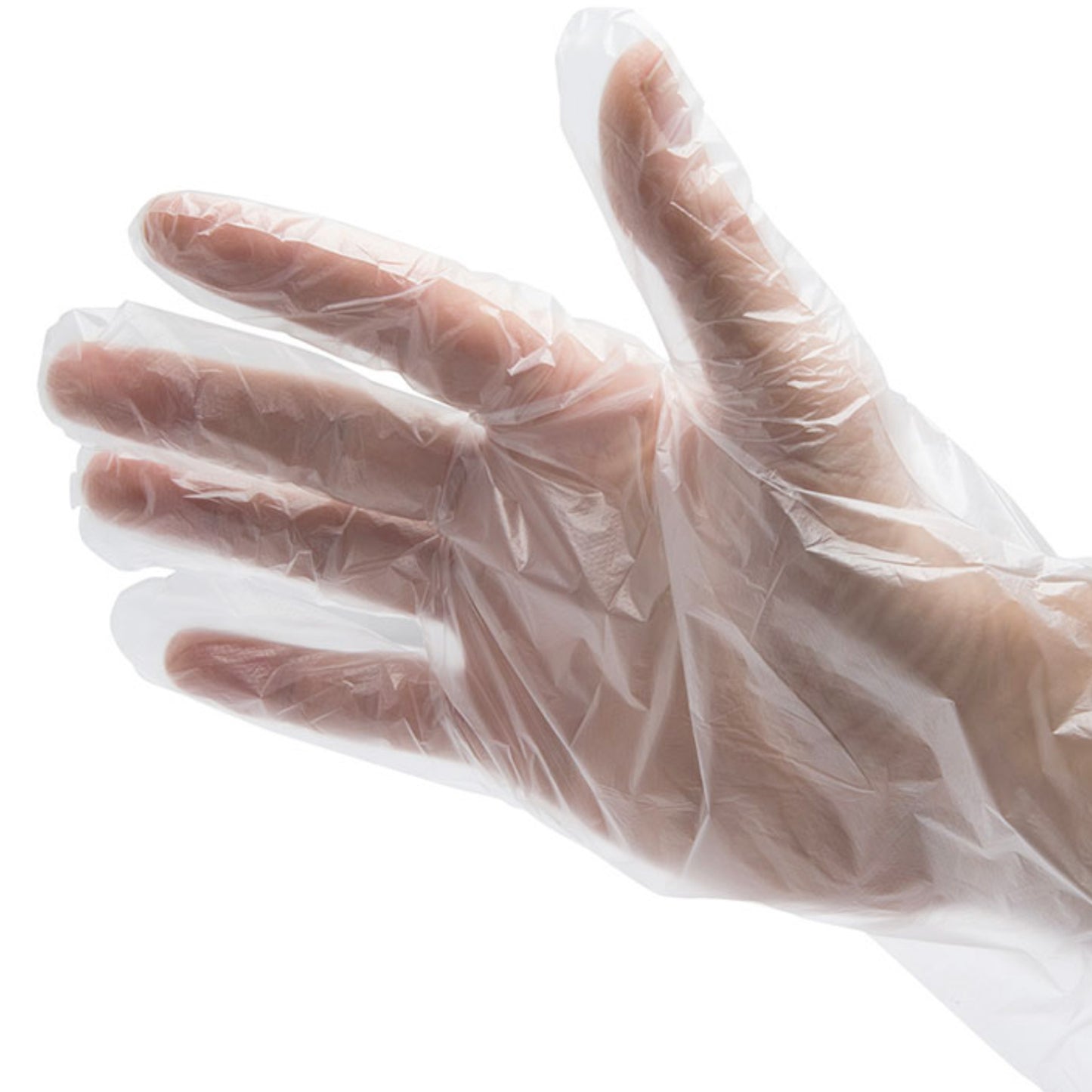 Set 200 manusi de unica folosinta, transparente, 80183