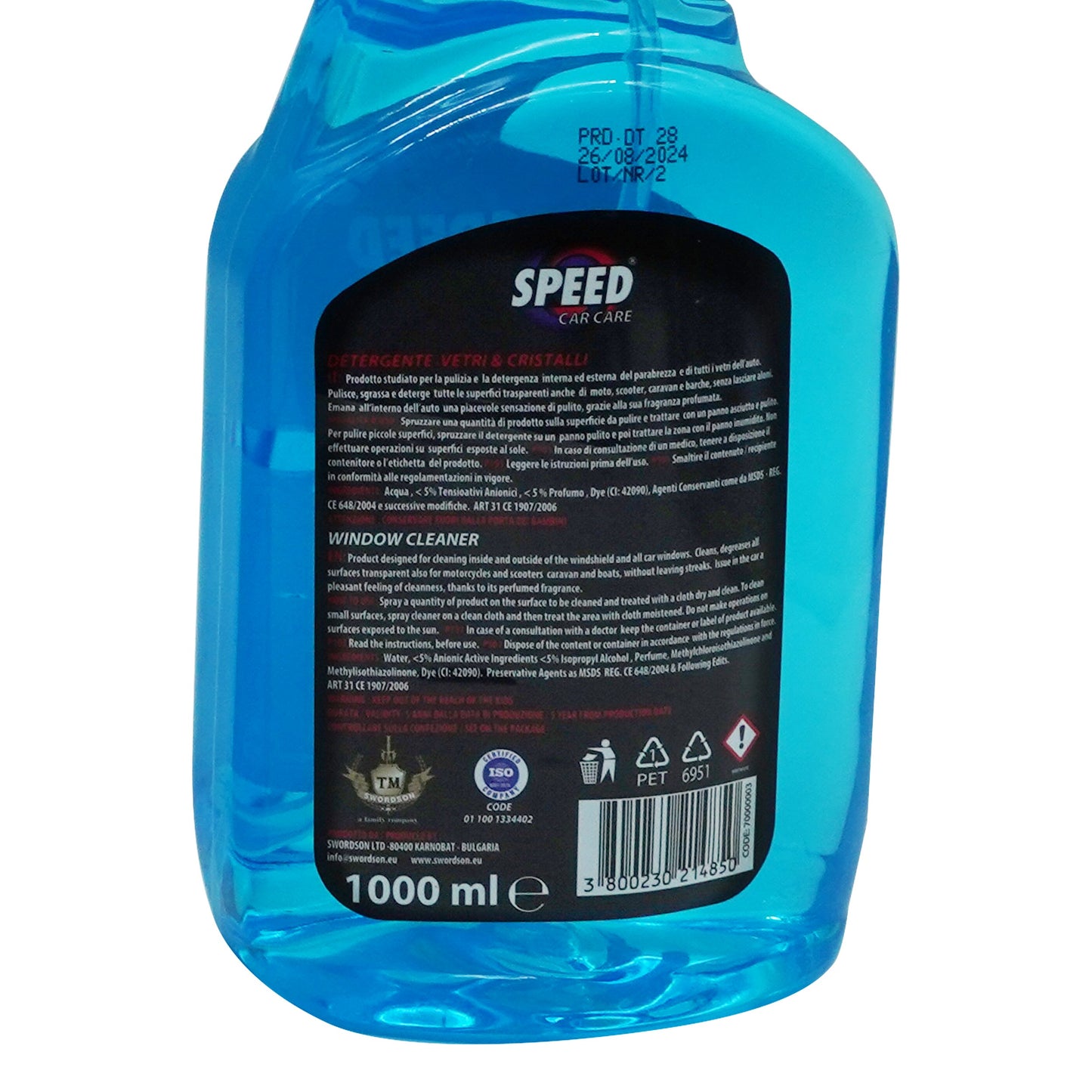 Solutie Spray pentru curatarea geamurilor, Speed, 14850