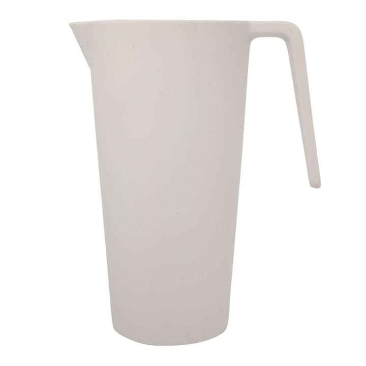 Carafa din plastic antispart, 1.5 L, 18 cm, maner si gura de turnare, culoare alba, 54803WH
