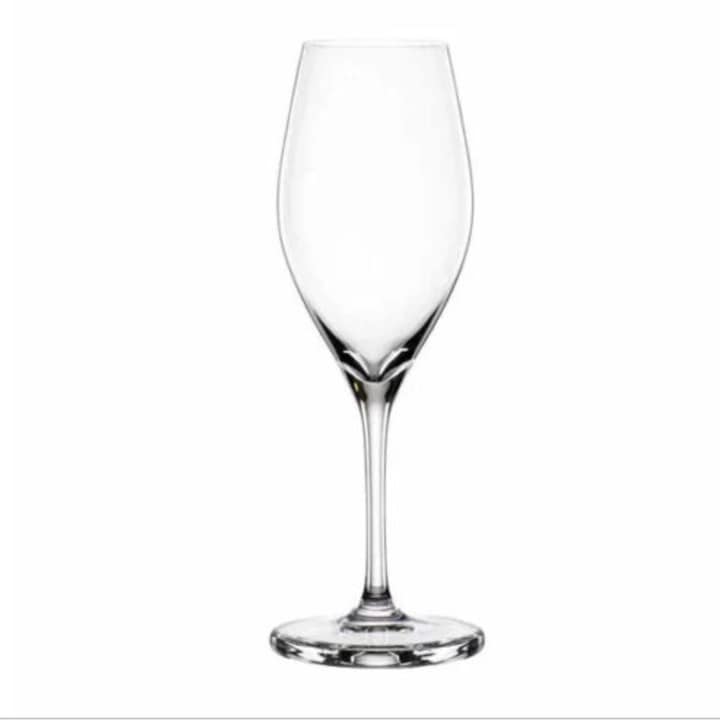 Set 12 pahare sampanie, Spiegelau, model cu picior, 240 ml, 88053