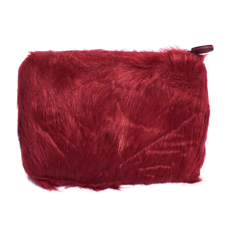 Gentuta pentru cosmetice, machiaj, makeup, cu blanita grena, 20x15x5 cm, 1163