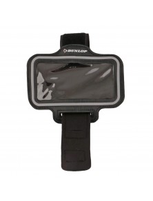 Husa sport de brat pentru smartphone Dunlop, 13.8 x 6.7 x 1 cm, Negru