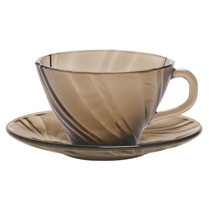 Set 12 cesti+farfurii pentru cafea/ceai Duralex2