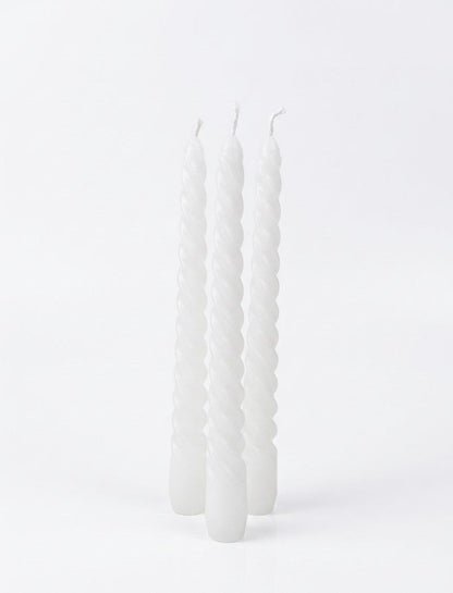 Set 3 lumanari decorative Twist Candela