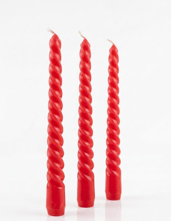 Set 3 lumanari decorative Twist Candela