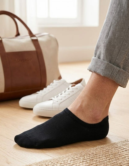 Set 10 sosete scurte barbat, bumbac livergy