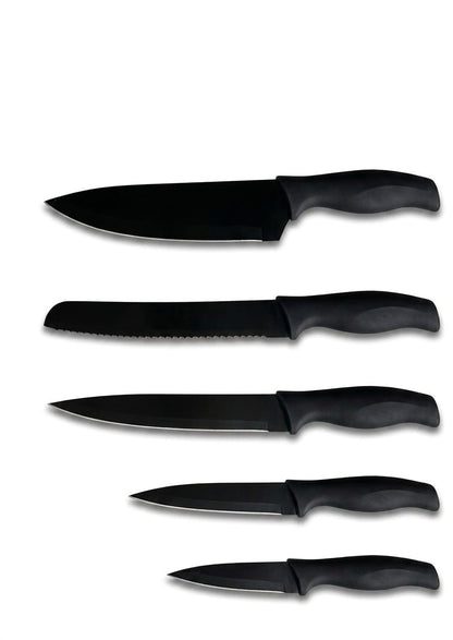 Set 5 cutite cu suport din bambus, Lowenthal