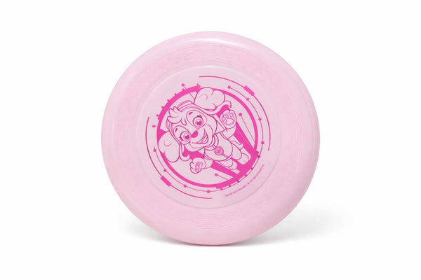 Frisbee roz pentru caini paw patrol skye – jucarie interactiva pentru aport si joaca