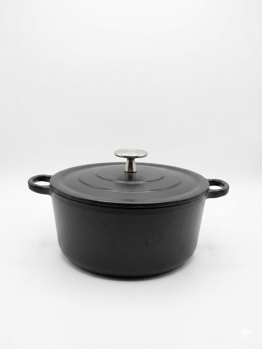Cratita din fonta cu capac 3.3L, pentru toate tipurile de plite, Royal Kempen