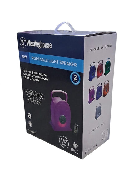 Boxa portabila cu leduri si bluetooth, 10 W, WOSP 2102