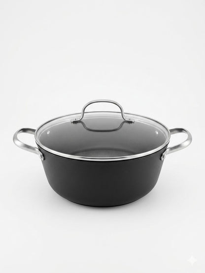 Cratita din fonta usoara 3.5 L, cu capac sticla, Oti