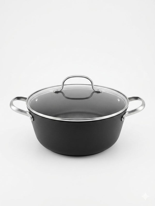Cratita din fonta usoara 3.5 L, cu capac sticla, Oti