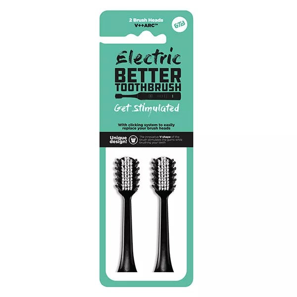Set 2 rezerve periute dinti electrice Betteer toothbrushBLK