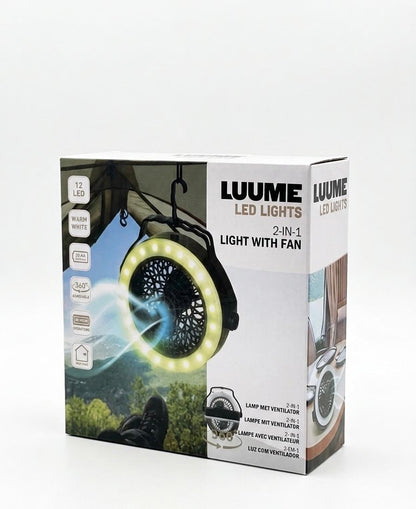 Mini ventilator 2 in 1 cu leduri