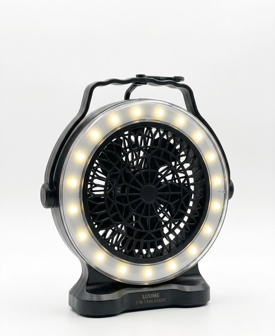 Mini ventilator 2 in 1 cu leduri