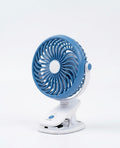 Mini ventilator usb cu acumulator si clips, Deluxa