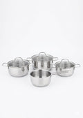 Set 4 piese, oale cu capac sticla, Blokker