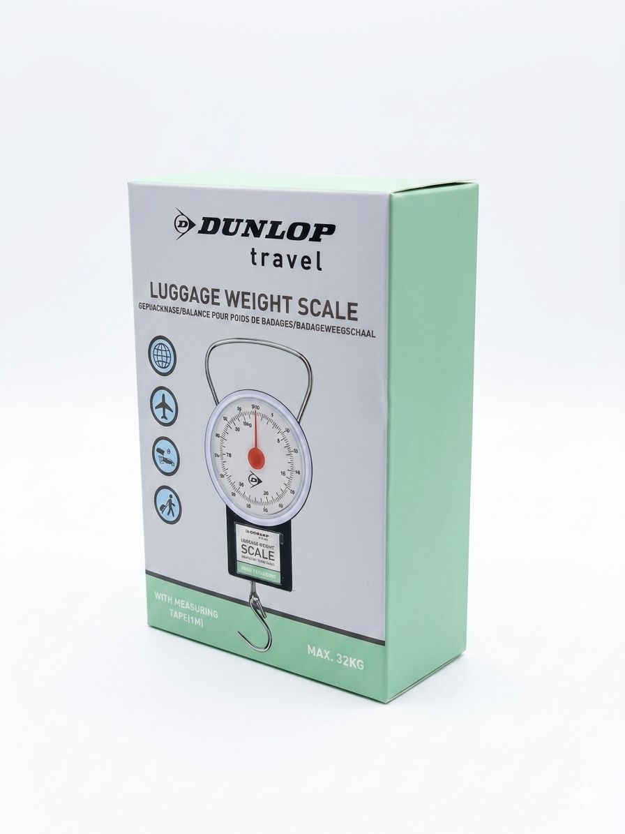 Cantar pentru bagaje, 32 kg, Dunlop Travel