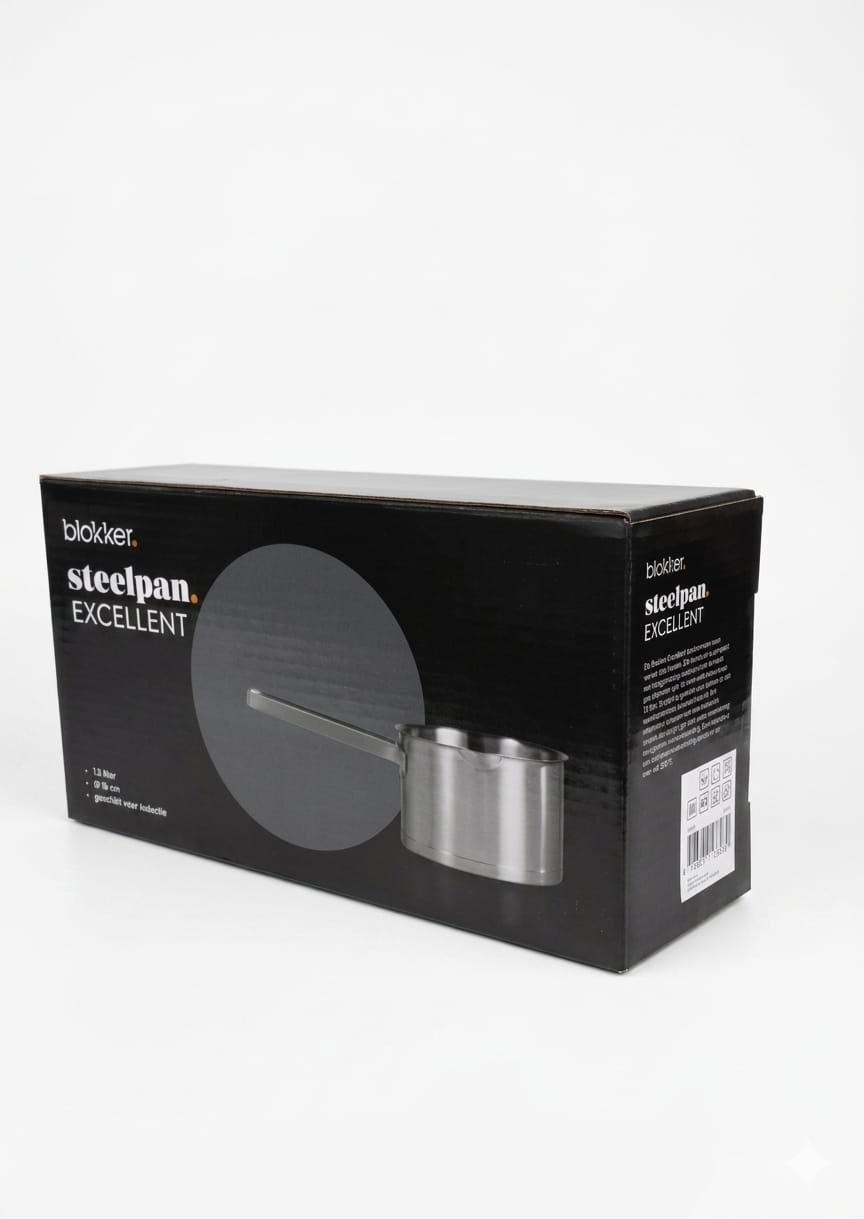 Ibric inox cu inductie  1.5L, Blokker