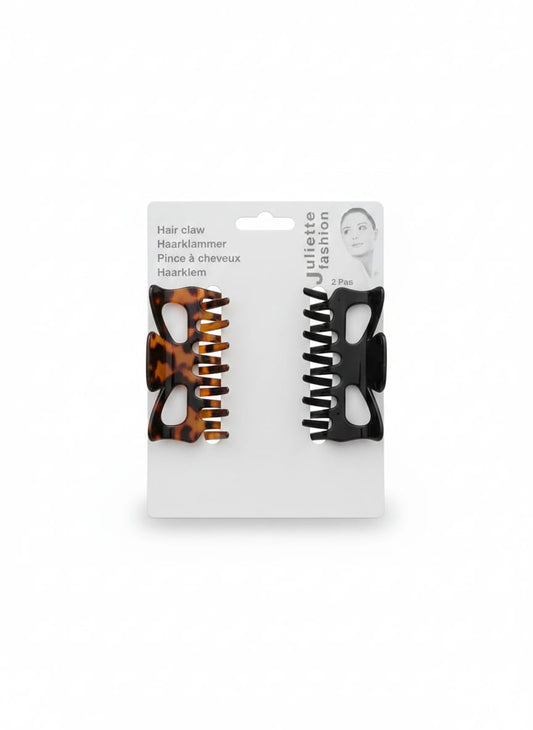 Set clesti de par (maro+negru)
