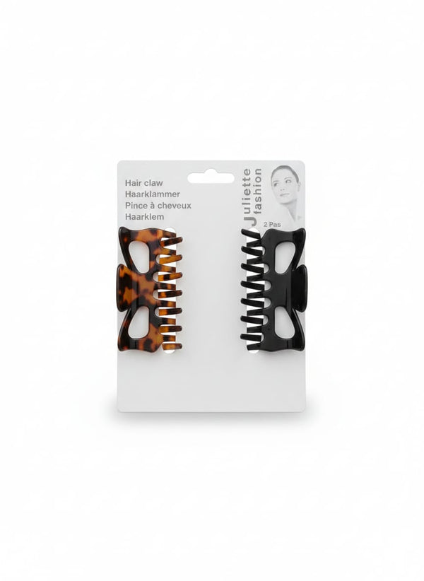 Set clesti de par (maro+negru)