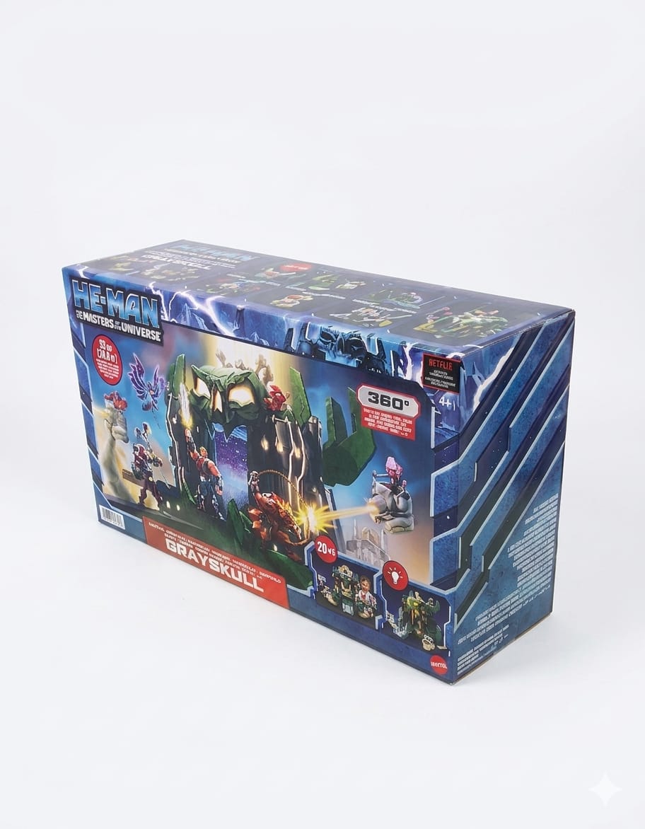 Set de joaca castelul Grayskull - he-man and the masters of the universe, cu sunete si lumini