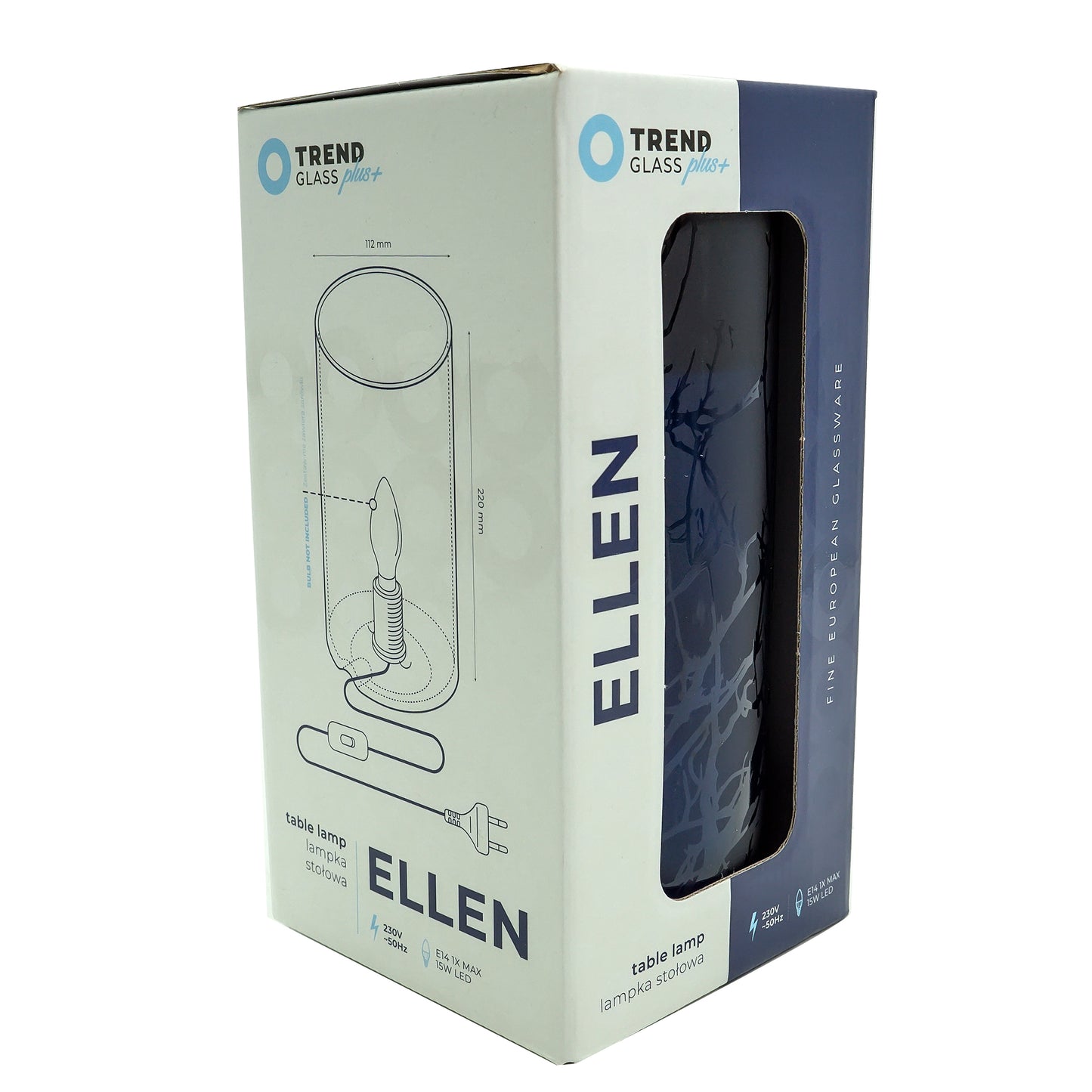 LAMPA STICLA DECORATIVA ELLEN TREND