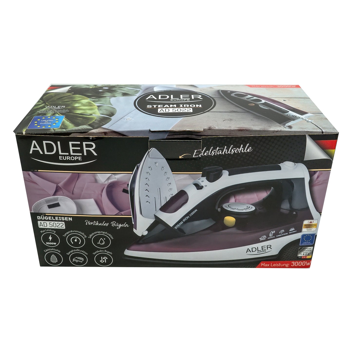 Fier de calcat cu autocuratare AD 5022 ADLER