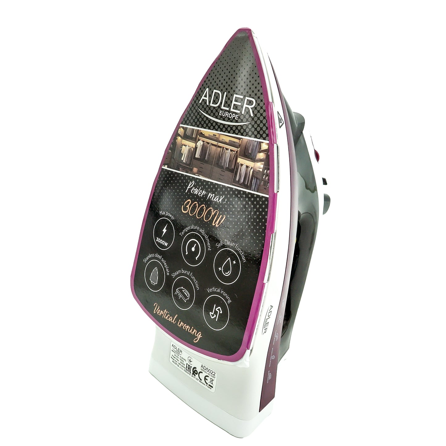 Fier de calcat cu autocuratare AD 5022 ADLER