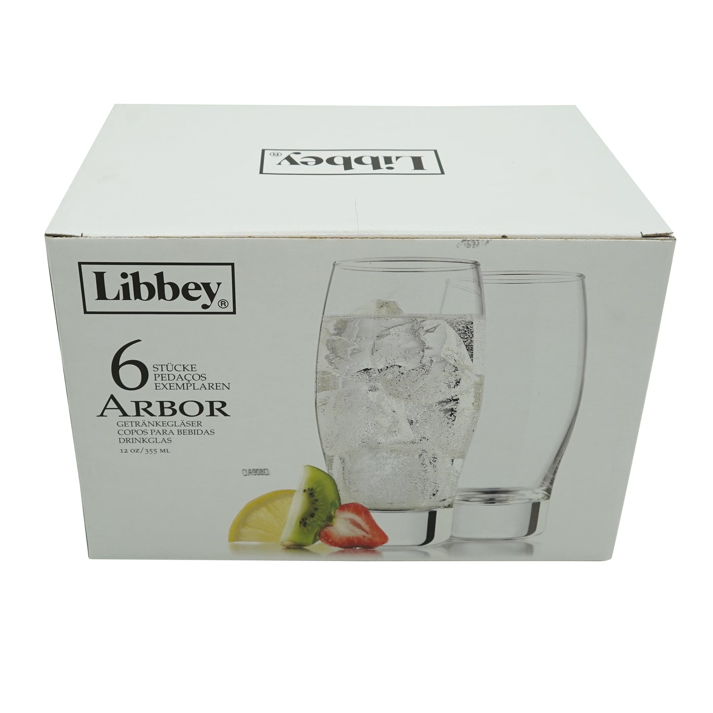 Set 6 pahare sticla arbor libbey
