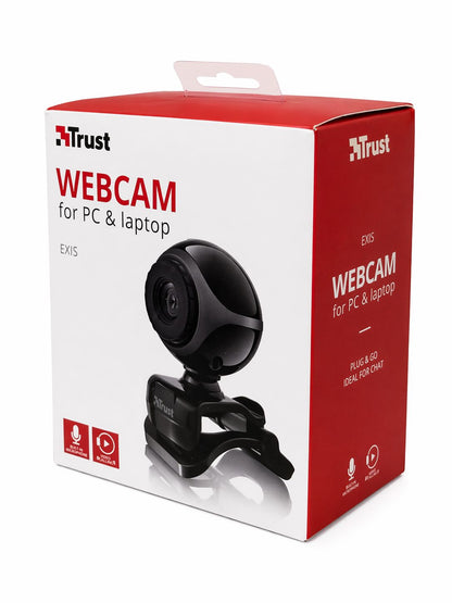 Camera web Trust Exis, Negru, Video USB 2.0
