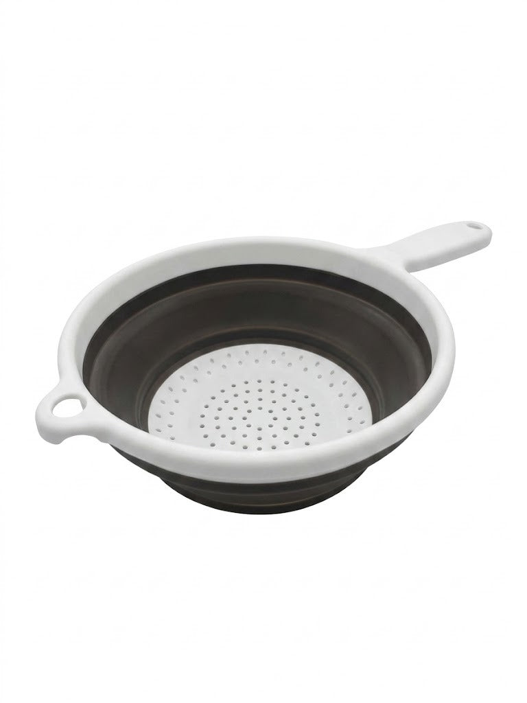 Strecuratoare pliabila cu maner, din silicon alimentar, universala
