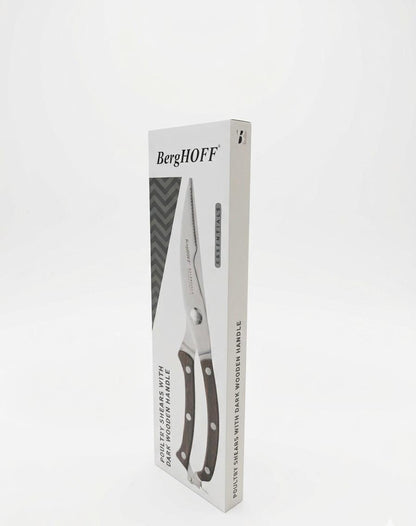 Foarfeca pentru friptura lame din inox, maner ergonomic din lemn, 25 cm, BergHOFF Essentials