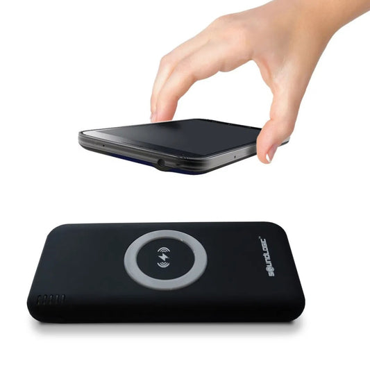 Baterie externa cu wireless qi soundlogic