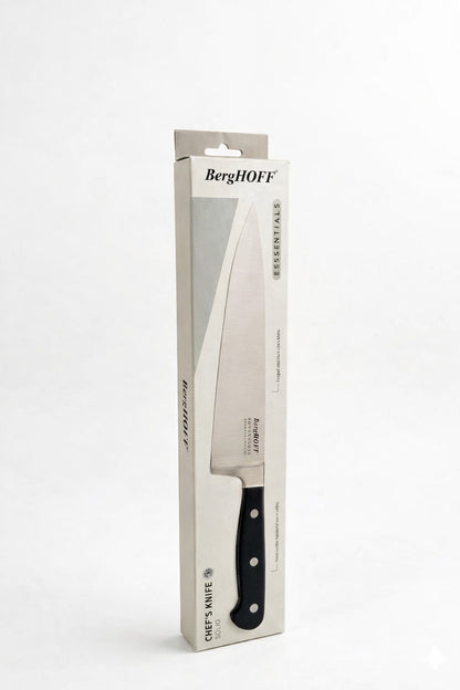 Cuțit profesional Chef BergHOFF, lama inox forjat 20 cm, multifunctional, maner ergonomic cu 3 nituri
