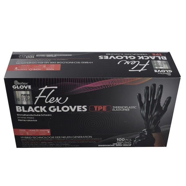 Set 100 manusi Black Gloves