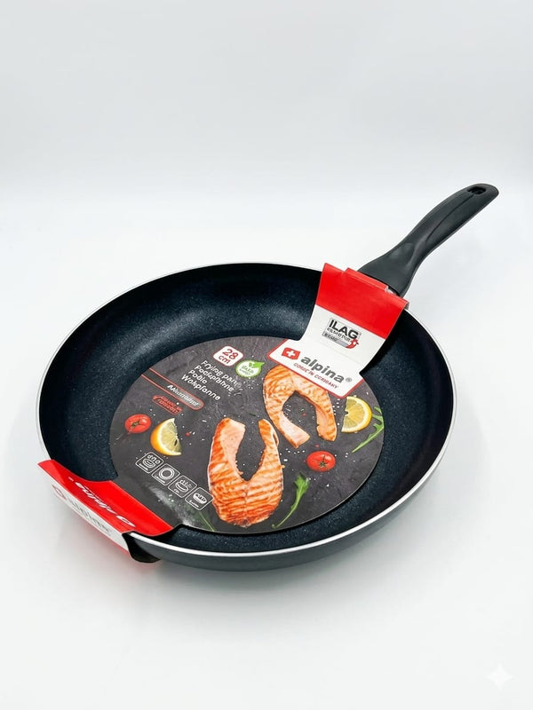 Tigaie antiaderenta din aluminiu 28 cm, Alpina