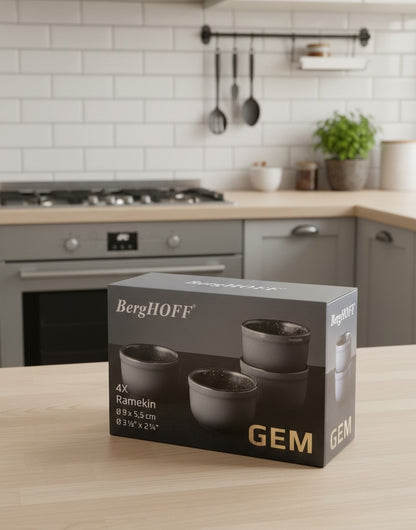 Set 4 forme pentru copt GEM BERGHOFF, 9 x 5.5 cm