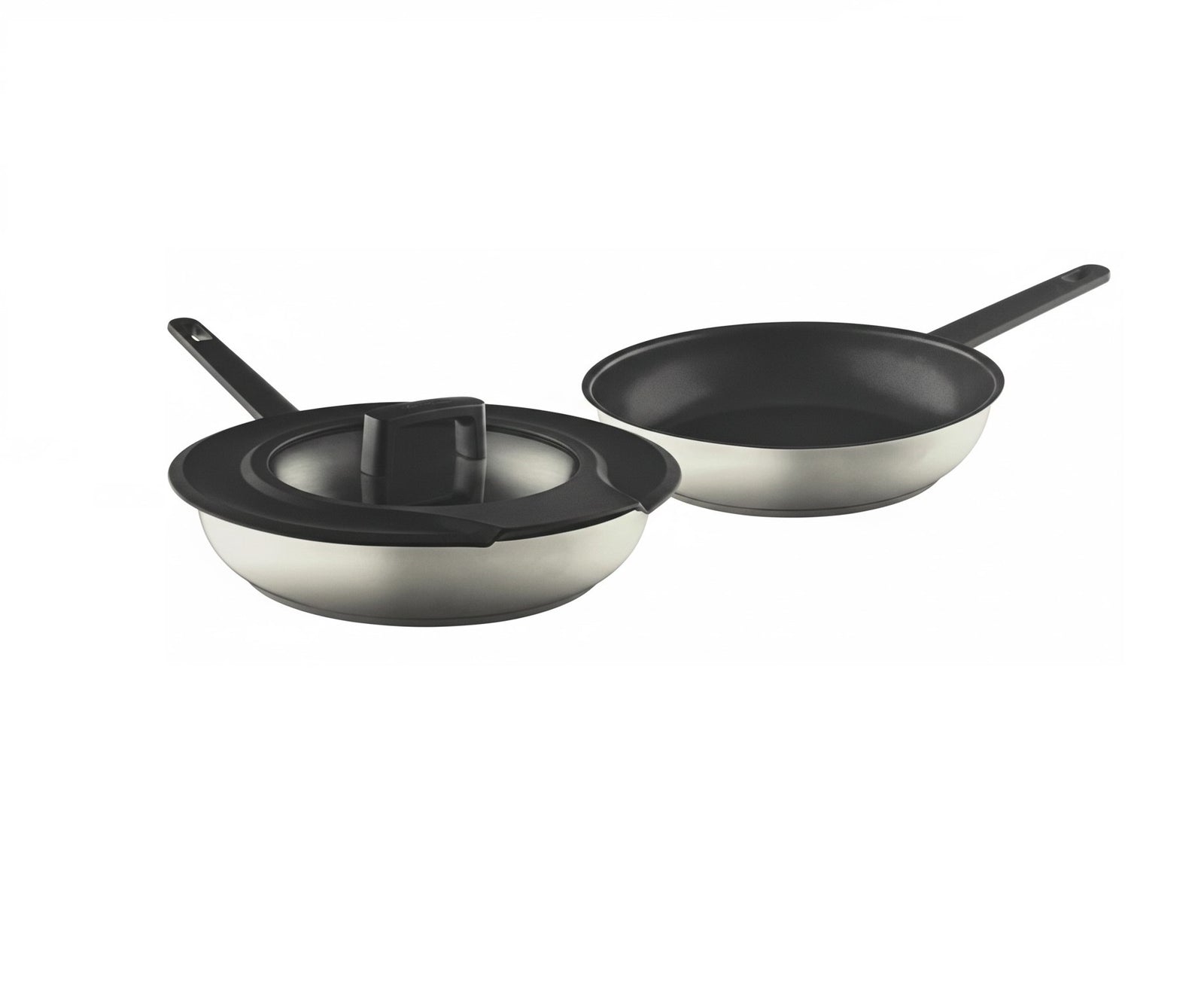 Set 2 tigai cu capac BERGHOFF GEM, antiaderente