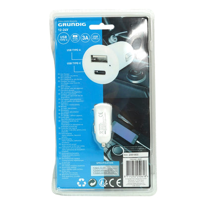 INCARCATOR USB AUTO 2 IN 1 GRUNDIG