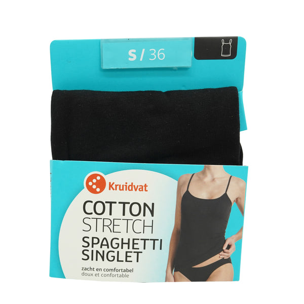 S-MAIOU DAMA COTTON STRECH SPAGHETTI SINGLET KRUIDVAT